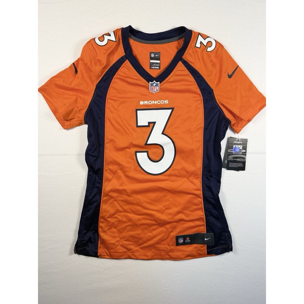 Nike Denver Broncos Jersey Small Women’s Russell Wilson Orange New With Tags